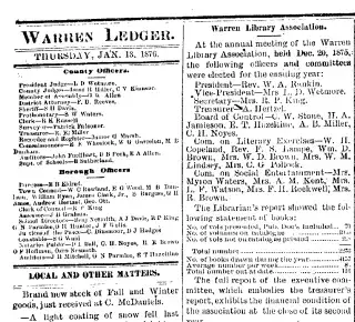 other Newspaper clipping from Jan 13, 1876 5769345