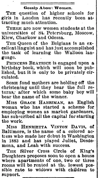 other Newspaper clipping from Jan 15, 1891 5769542