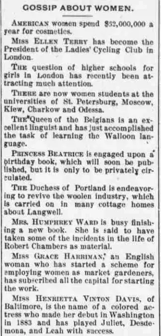 other Newspaper clipping from Mar 5, 1891 5769557