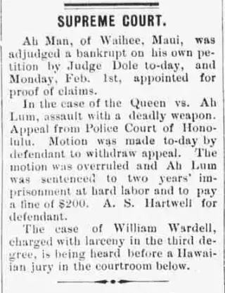 Crime Newspaper clipping from Jan 25, 1892 5769596