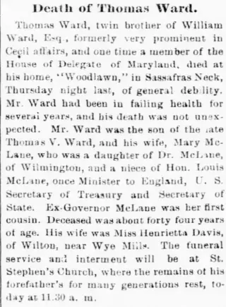 other Newspaper clipping from Aug 22, 1891 5769632