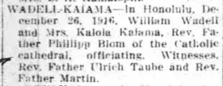 Marriage Newspaper clipping from Dec 28, 1916 5769682