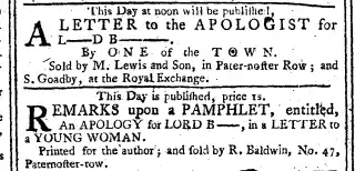 other Newspaper clipping from Feb 8, 1768 5769749
