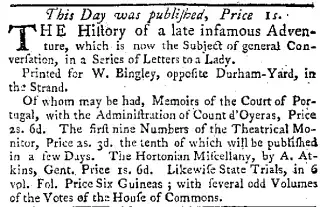 other Newspaper clipping from Jan 19, 1768 5769762