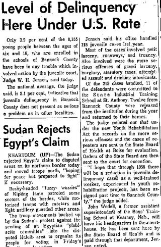 other Newspaper clipping from Feb 19, 1958 5769996