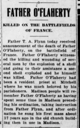 other Newspaper clipping from Nov 6, 1918 5770006