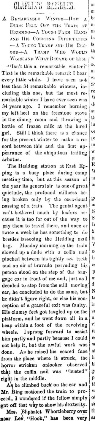 other Newspaper clipping from Feb 25, 1897 5770139