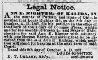 other Newspaper clipping from Oct 9, 1867 5770263