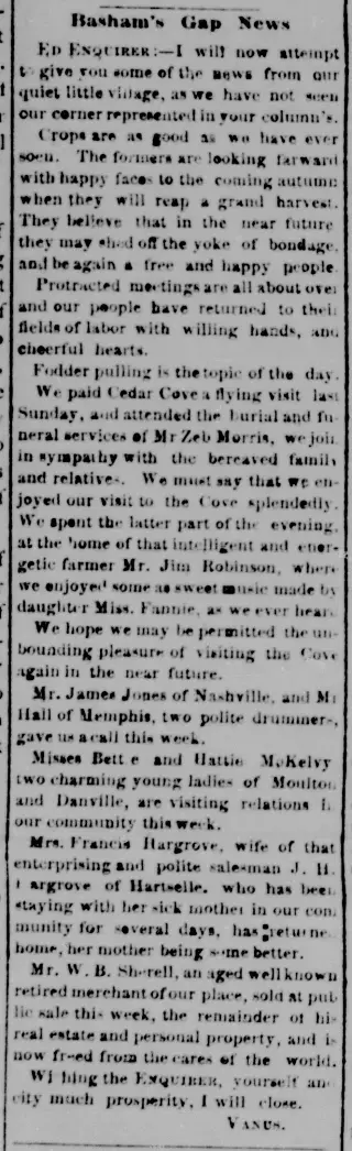 other Newspaper clipping from Sep 1, 1887 5770377