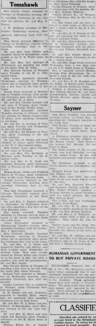 other Newspaper clipping from Dec 28, 1928 5770403