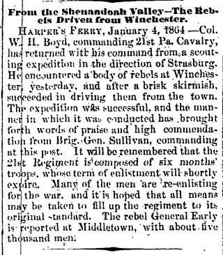 other Newspaper clipping from Jan 6, 1864 5770681