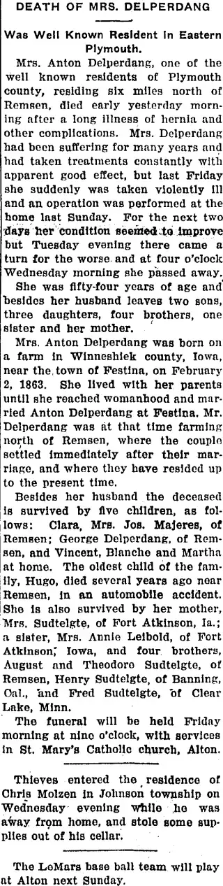 other Newspaper clipping from Jul 24, 1917 5770750