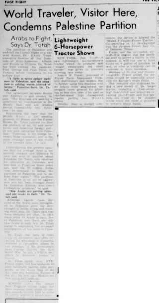 Political Newspaper clipping from Feb 8, 1948 5770754