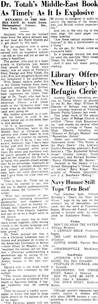 Political Newspaper clipping from Oct 21, 1956 5770806