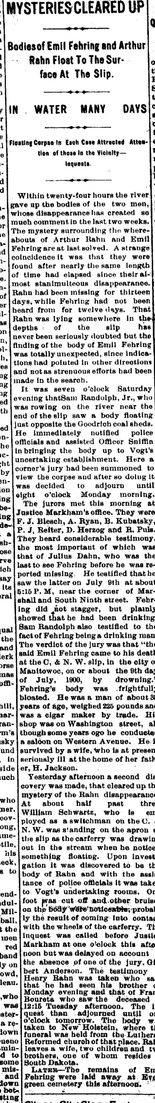 other Newspaper clipping from Jul 23, 1900 5770829