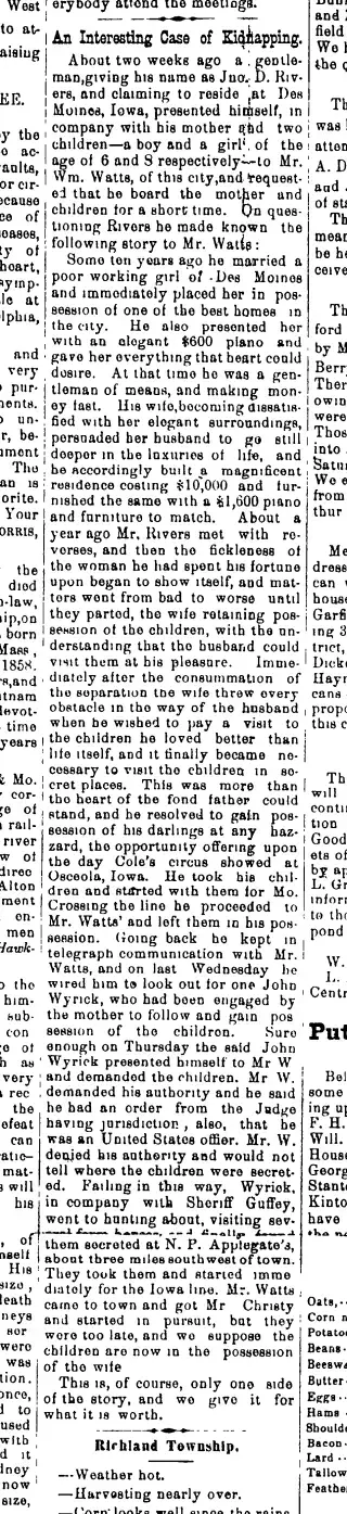 other Newspaper clipping from Jul 29, 1880 5770882