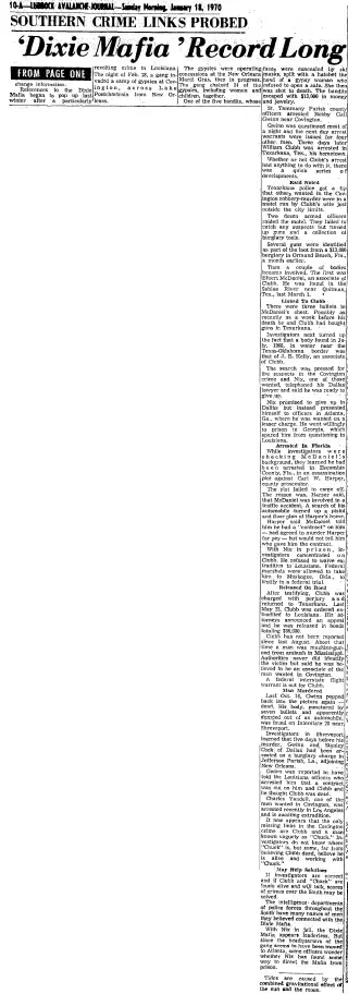 other Newspaper clipping from Jan 18, 1970 5770929
