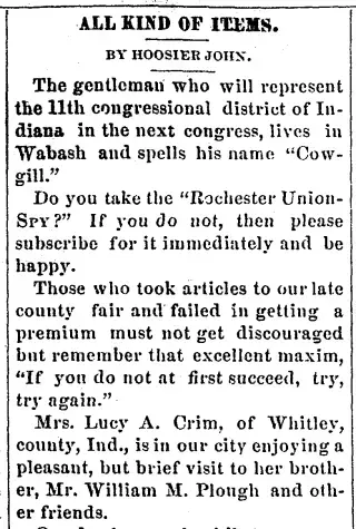 other Newspaper clipping from Sep 27, 1878 5770963