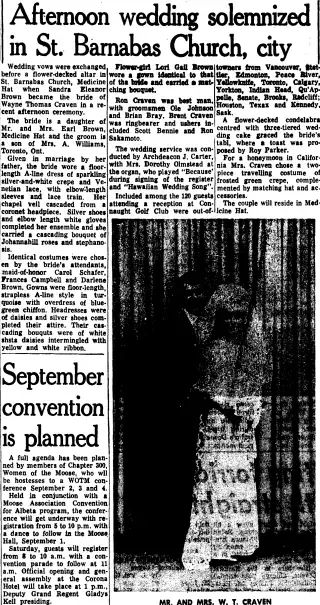 Marriage Newspaper clipping from Aug 19, 1967 5771047