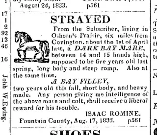 other Newspaper clipping from Aug 31, 1833 5771537