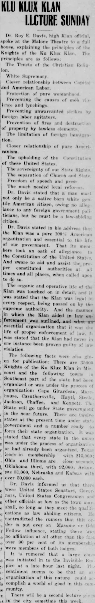 other Newspaper clipping from Jul 11, 1922 5771541