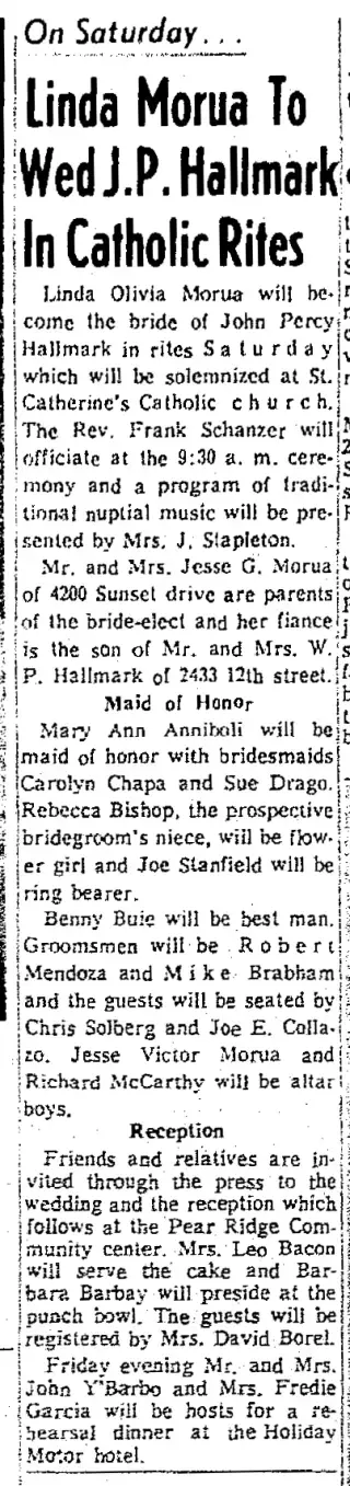 Marriage Newspaper clipping from Jul 17, 1966 5771543
