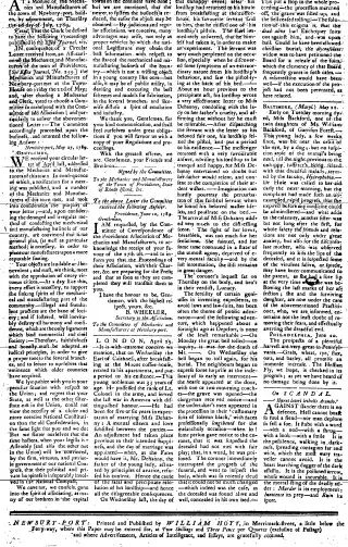 other Newspaper clipping from Jul 8, 1789 5771857