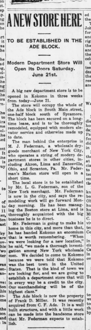 other Newspaper clipping from May 31, 1913 5771972