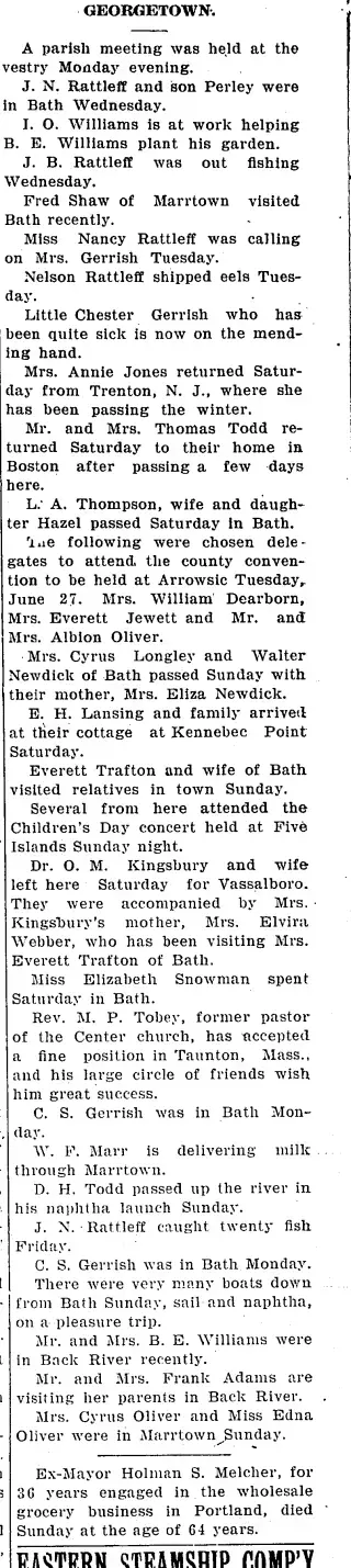 other Newspaper clipping from Jun 28, 1905 5771990