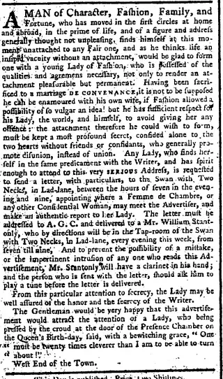 other Newspaper clipping from Jan 24, 1782 5772186