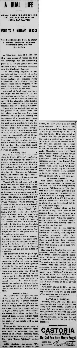 other Newspaper clipping from Jan 27, 1905 5772257