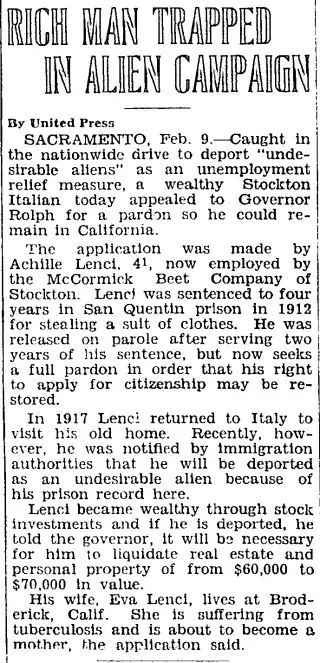 other Newspaper clipping from Feb 9, 1931 5772357