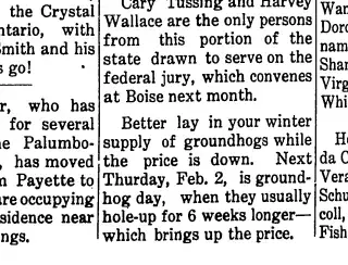 other Newspaper clipping from Jan 26, 1933 5772420