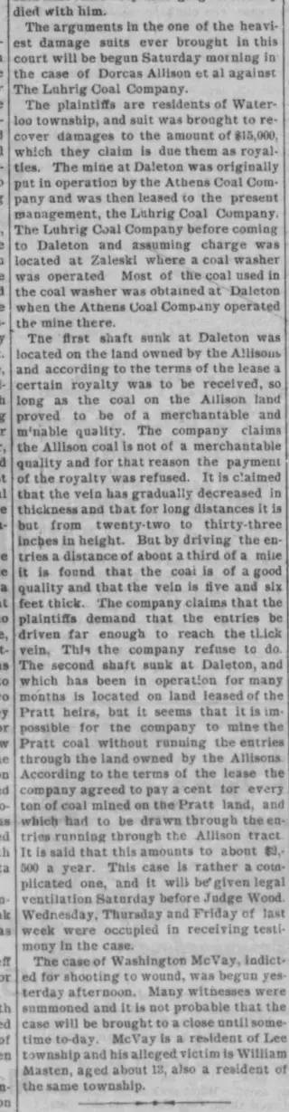 other Newspaper clipping from Feb 28, 1901 5772574