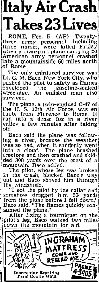 other Newspaper clipping from Feb 6, 1945 5772697