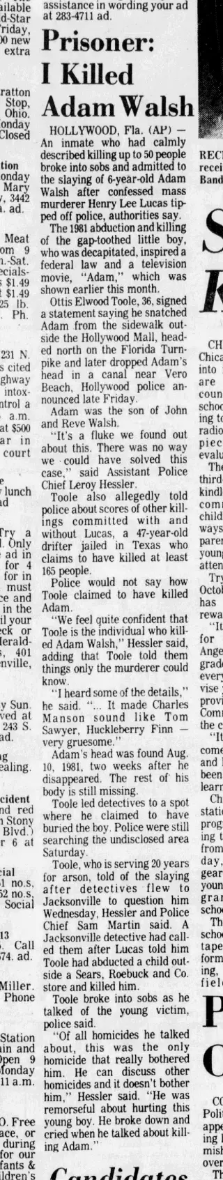 other Newspaper clipping from Oct 23, 1983 5772754