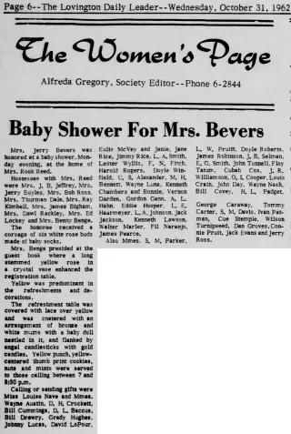 General news Newspaper clipping from Oct 31, 1962 5772891