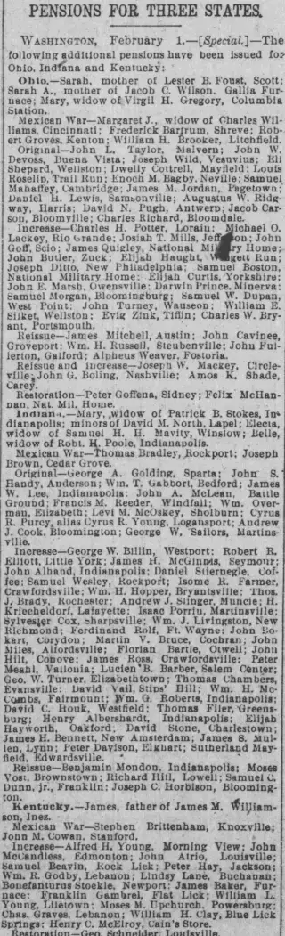 other Newspaper clipping from Feb 3, 1888 5772925