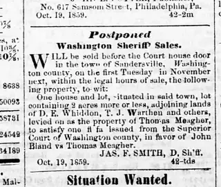 General news Newspaper clipping from Oct 16, 1859 5773003