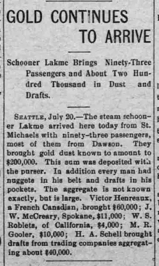 other Newspaper clipping from Jul 23, 1898 5773023