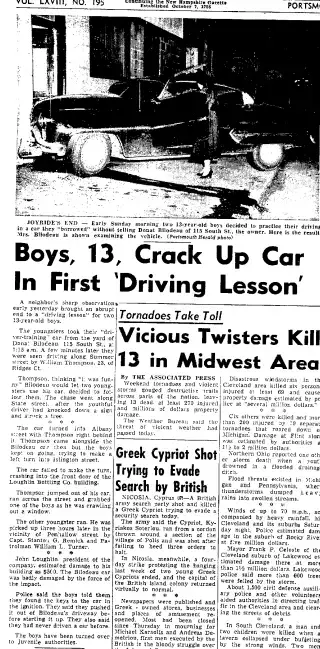 other Newspaper clipping from May 14, 1956 5773114