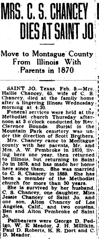 other Newspaper clipping from Feb 9, 1933 5773241