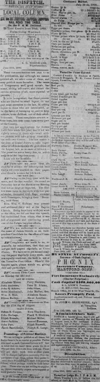 other Newspaper clipping from Jul 19, 1860 5773396