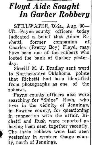 other Newspaper clipping from Aug 30, 1934 5773403