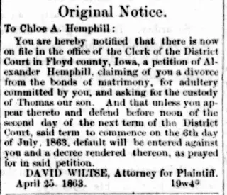 other Newspaper clipping from May 1, 1863 5773521
