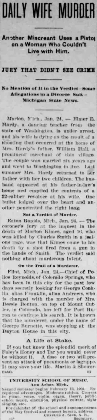 Birth Newspaper clipping from Jan 27, 1905 5773822