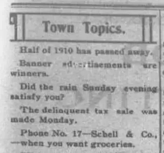 other Newspaper clipping from Jul 7, 1910 5773971
