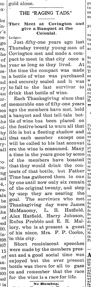 other Newspaper clipping from Dec 1, 1898 5774122