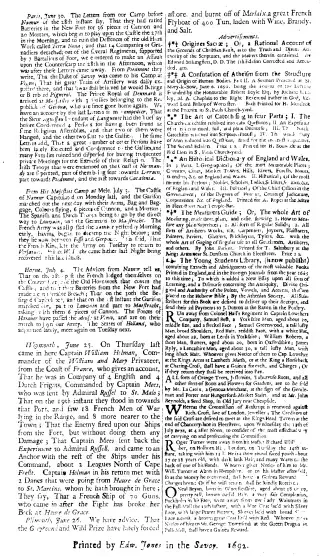 other Newspaper clipping from Jun 27, 1692 5774170