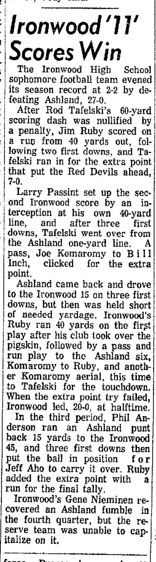 other Newspaper clipping from Sep 27, 1968 5774503